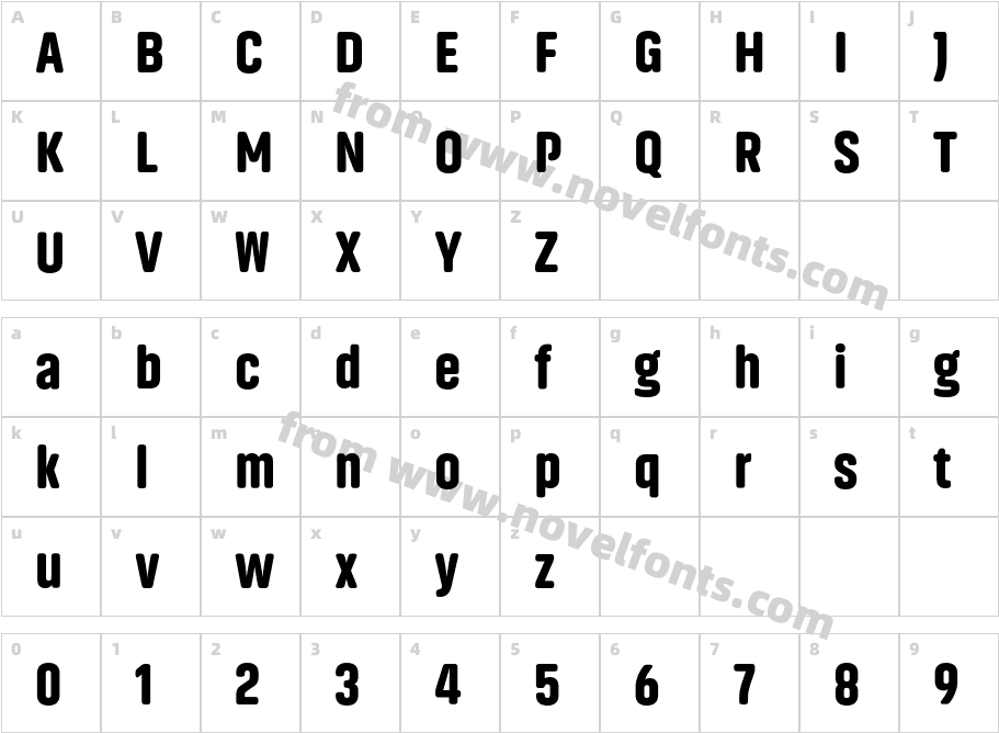 Akhand Soft BlackCharacter Map