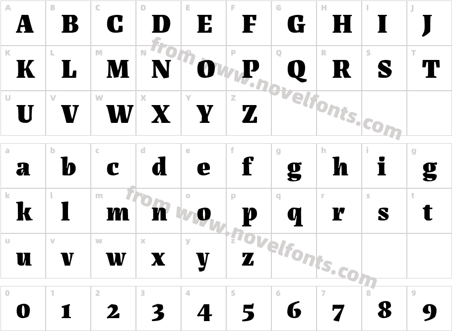 Albura BlackCharacter Map