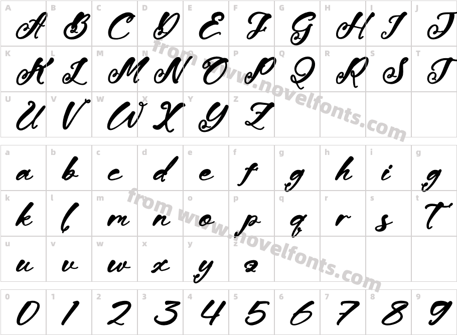 Alvafficent Fosimher ItalicCharacter Map