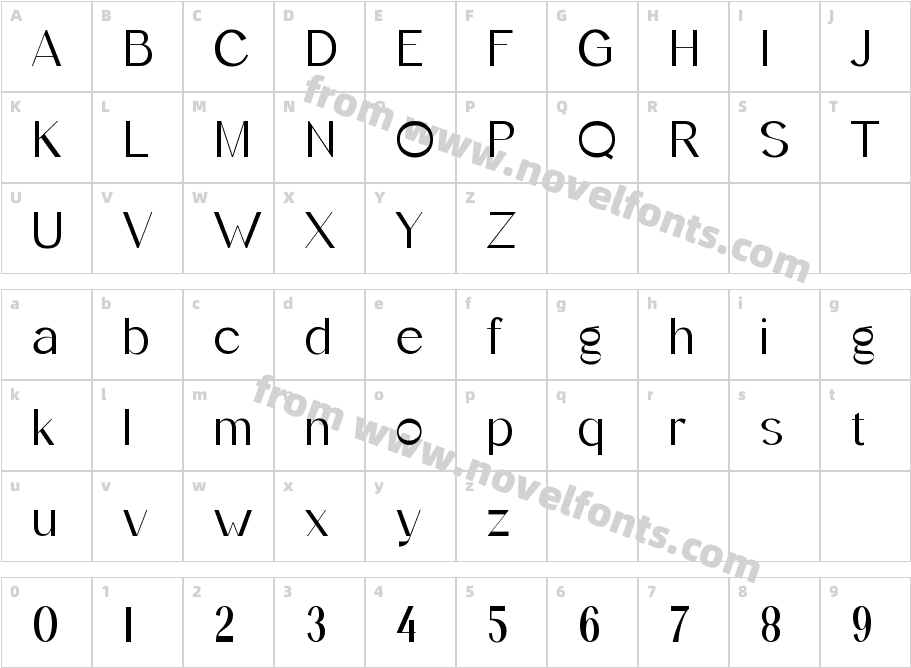 AmbrotypeCharacter Map