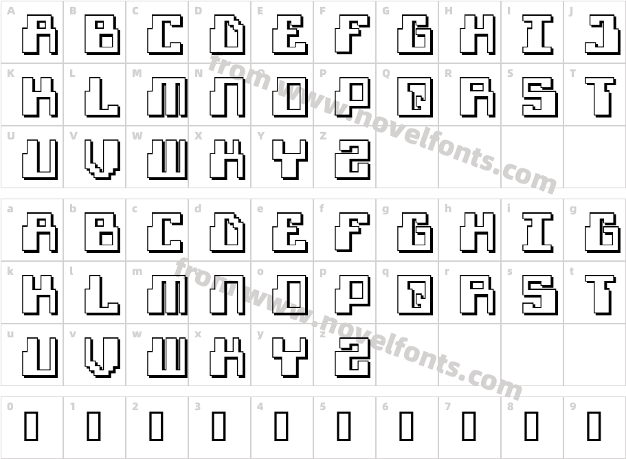 FuturismCharacter Map