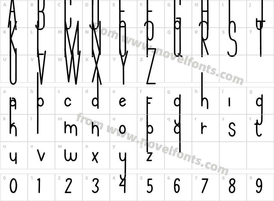 AndegleisanCharacter Map