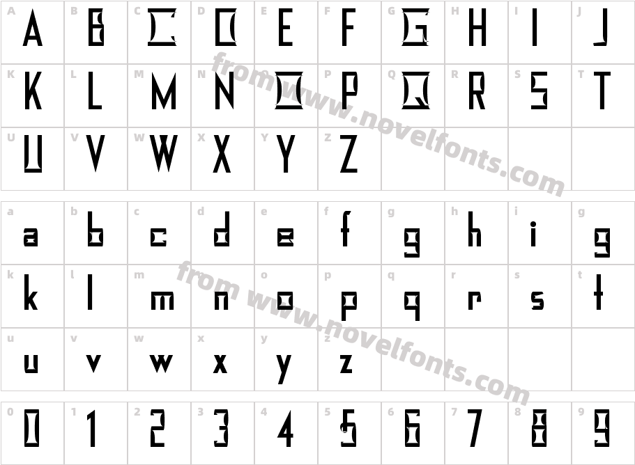 FuturisticCharacter Map