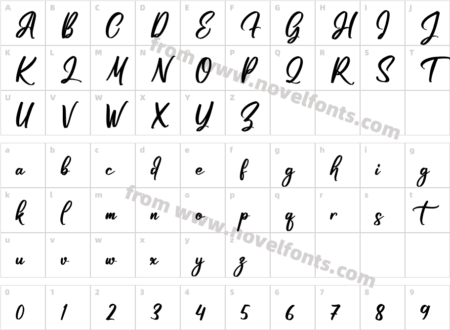 Futuristica SignatureCharacter Map