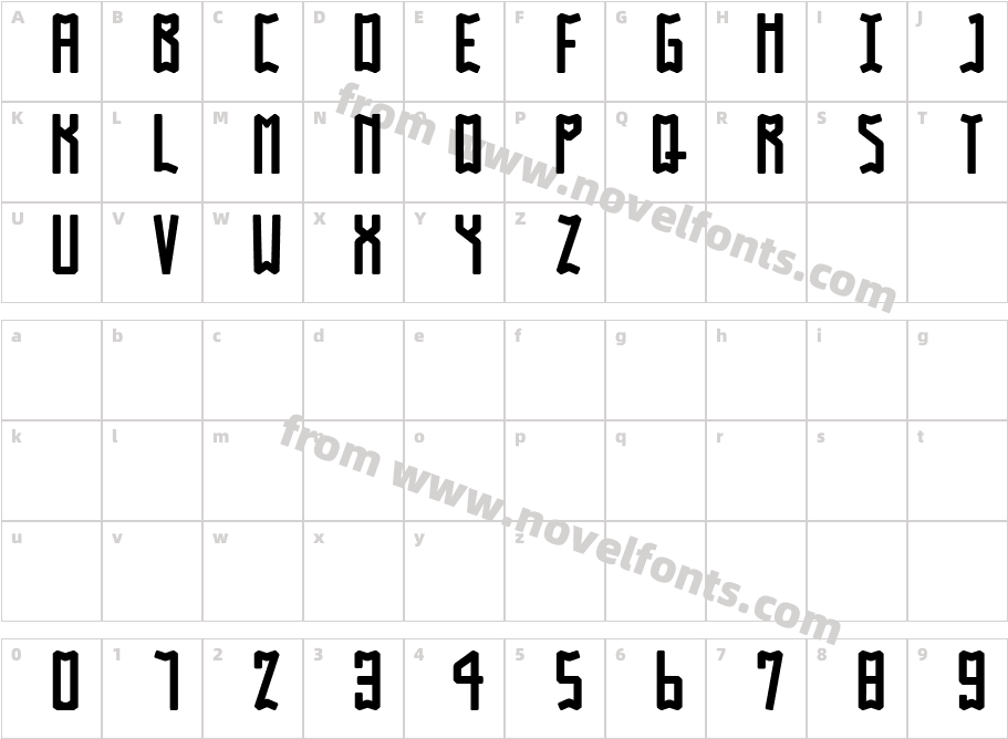 GABOCharacter Map