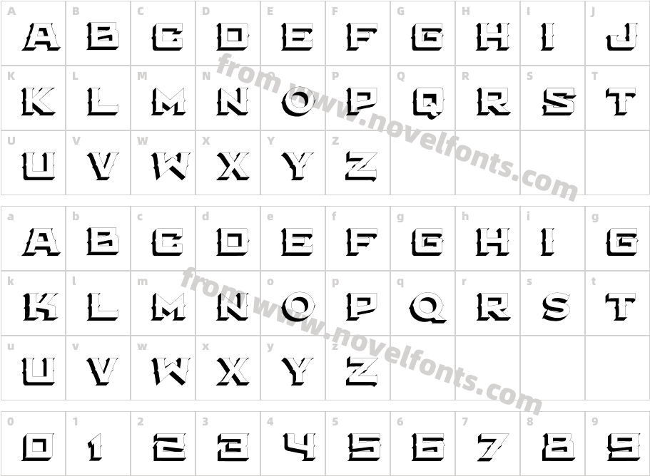 Antler West Three DeeCharacter Map