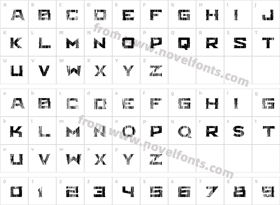 Antler West WoodCharacter Map