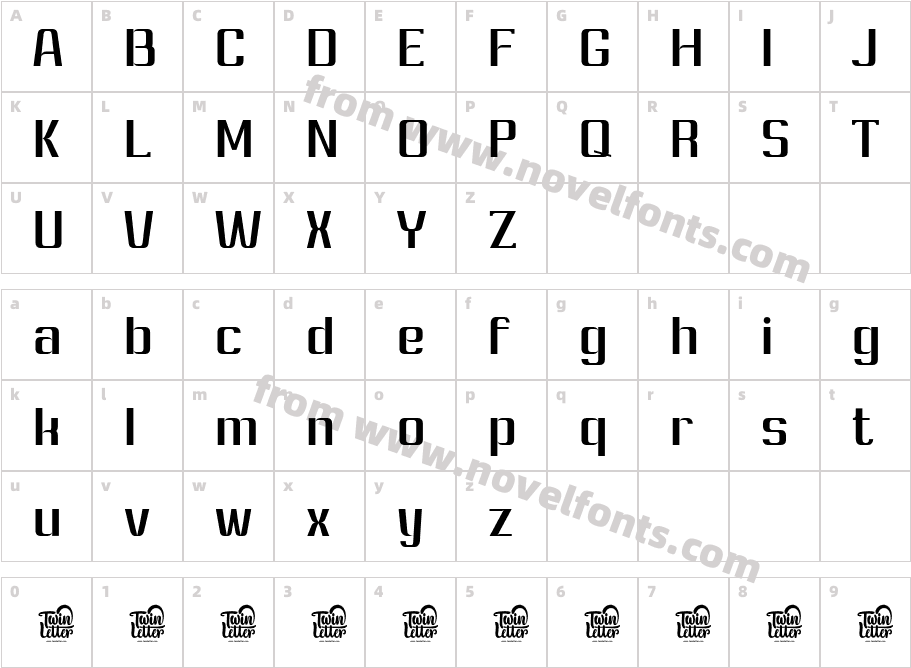 Ashety Personaluse MediumCharacter Map