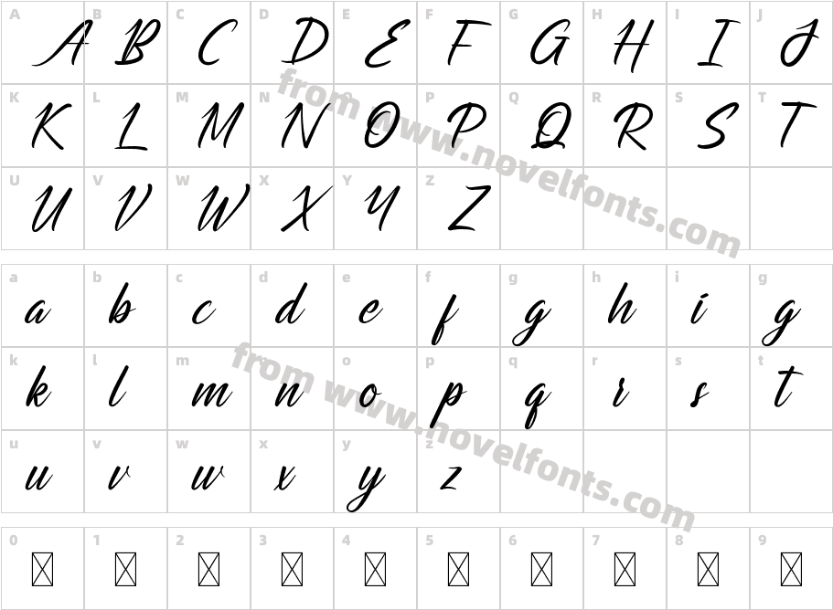Astriangle Demo RegularCharacter Map