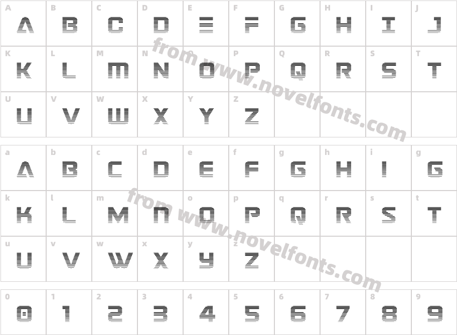 Astro Armada Gradient 2Character Map