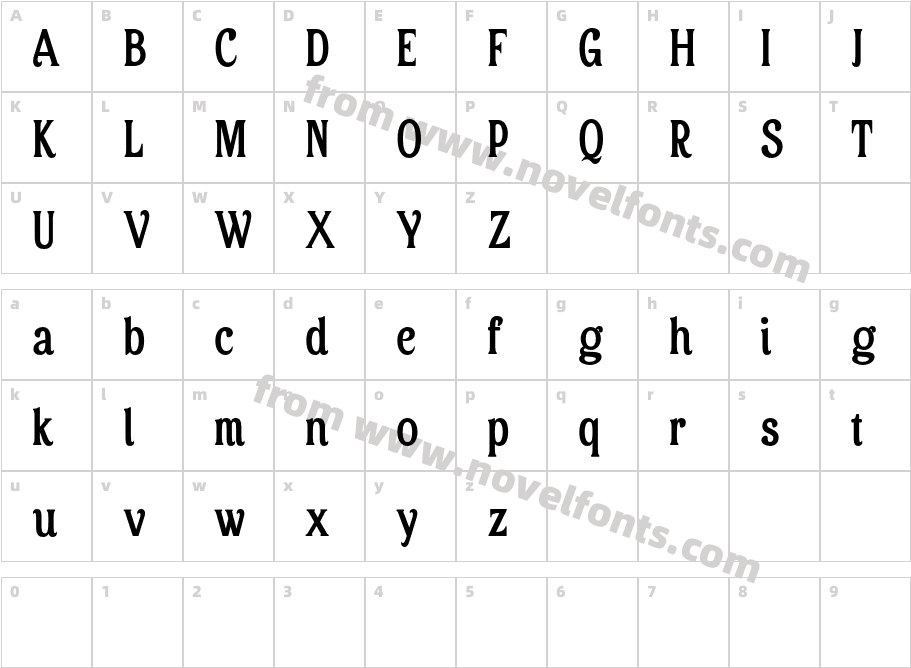 Asvoria Demo RegularCharacter Map