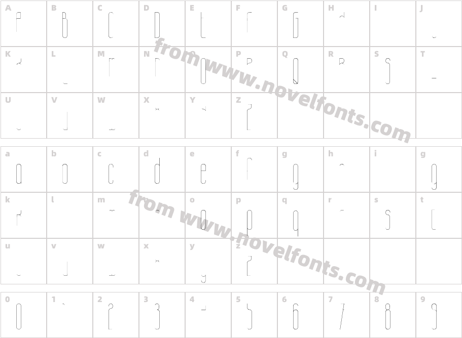 Galacticastle RegularCharacter Map