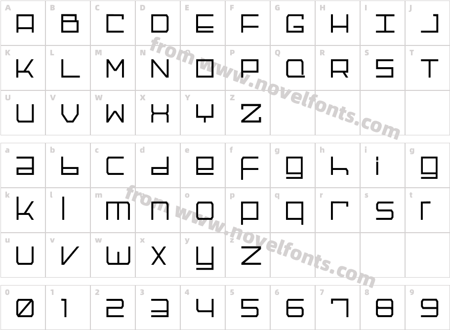 GalactikCharacter Map