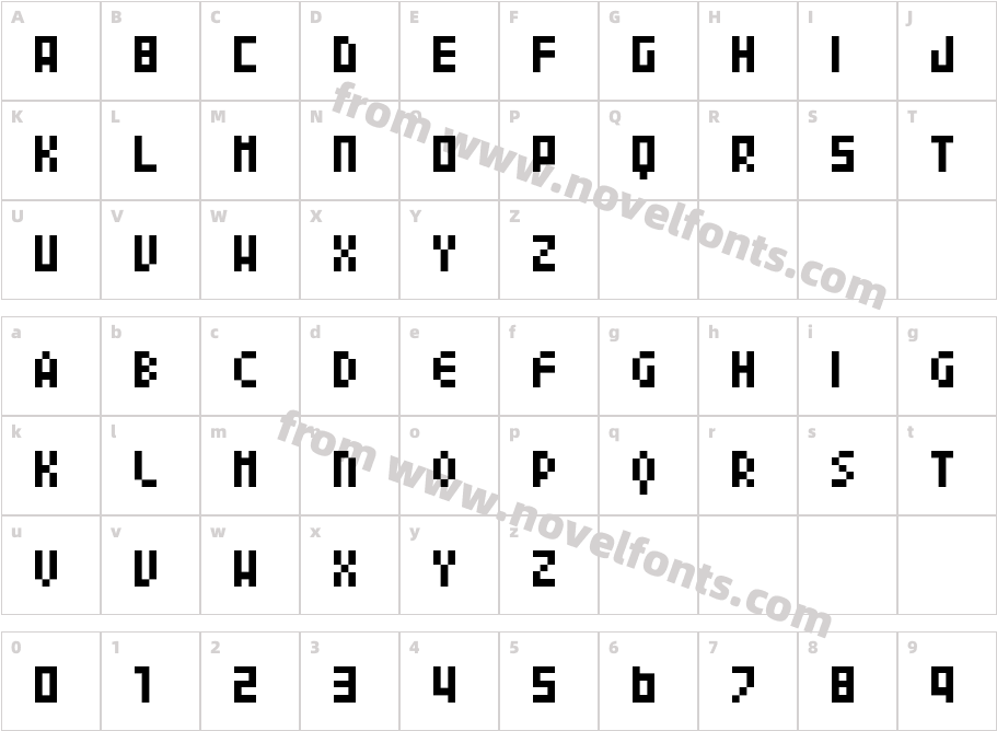 04b24Character Map