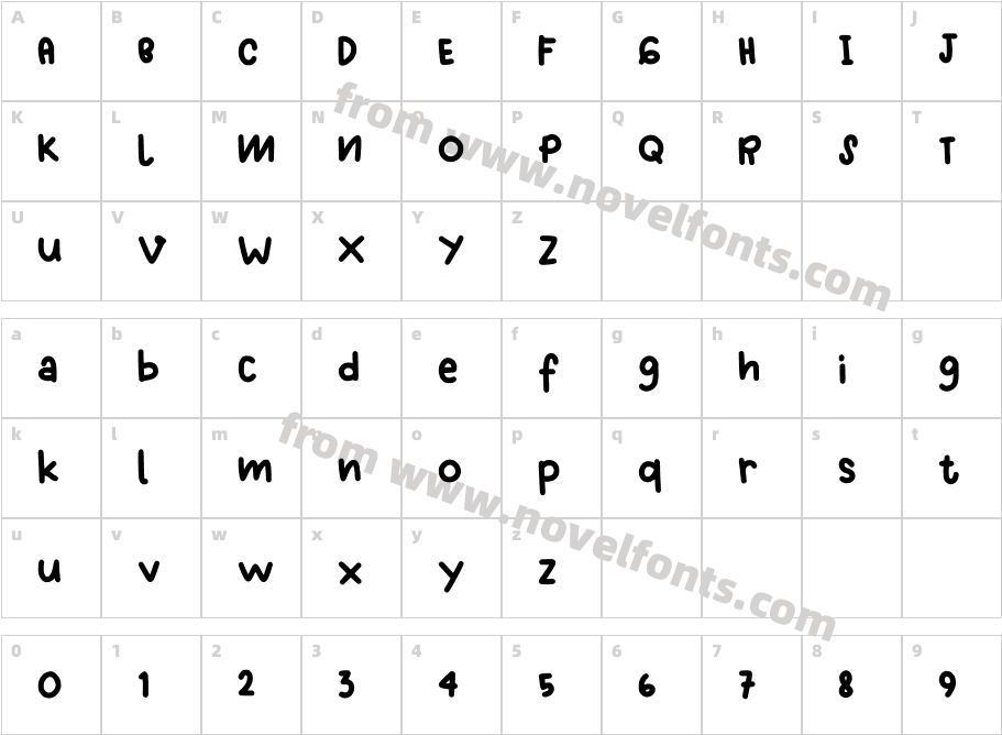 Ganjel RelCharacter Map