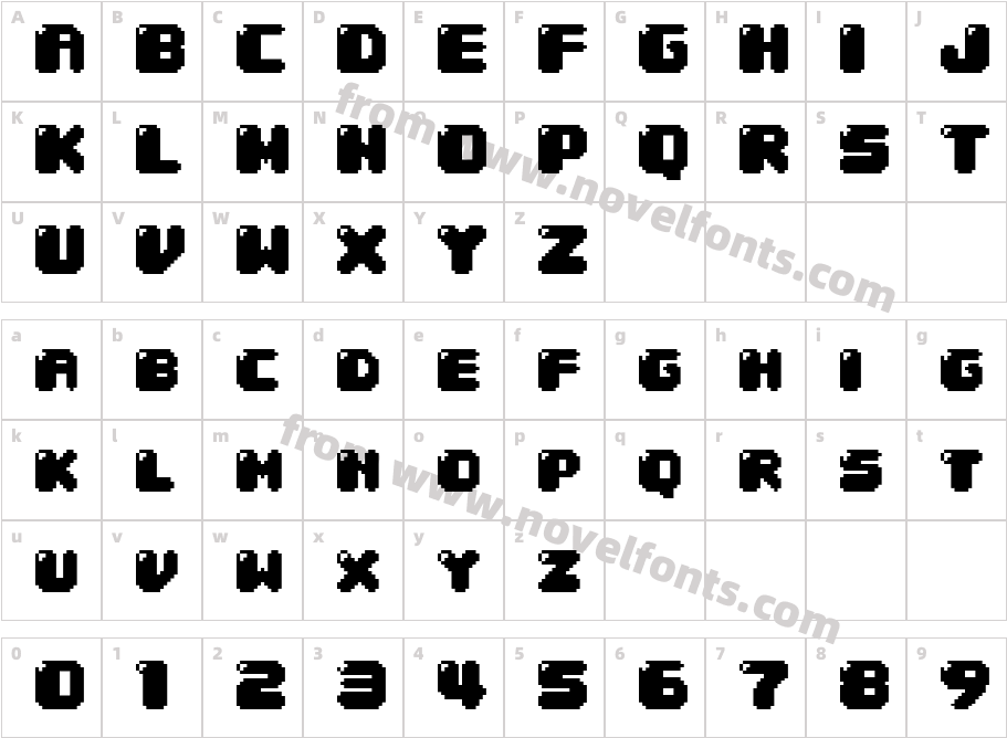 04b30Character Map