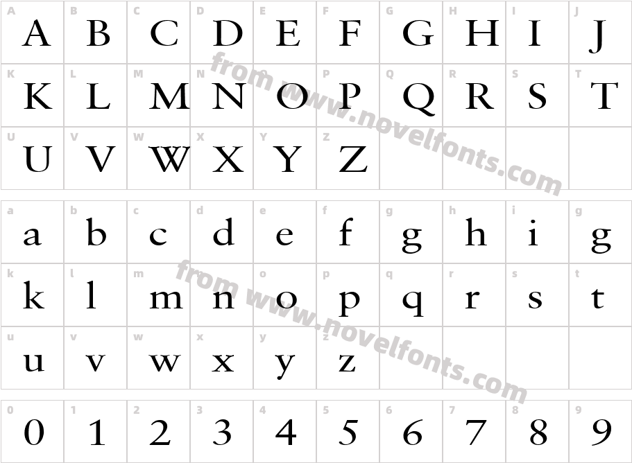 Garrick Wide NormalCharacter Map