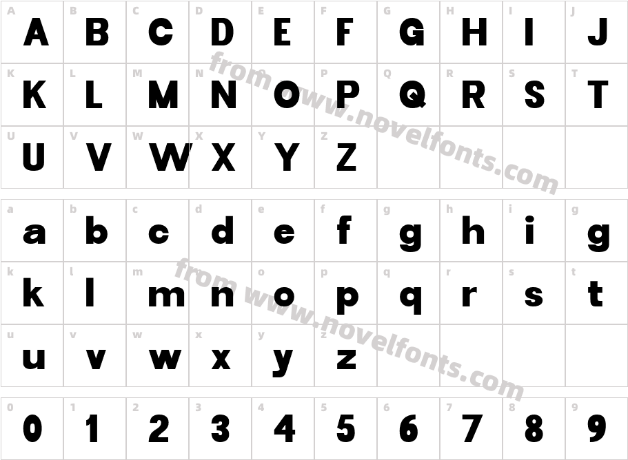 Garute BlackCharacter Map