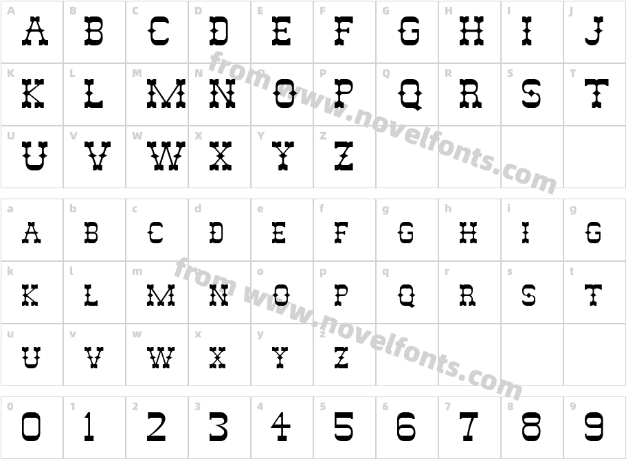 AlamoCharacter Map