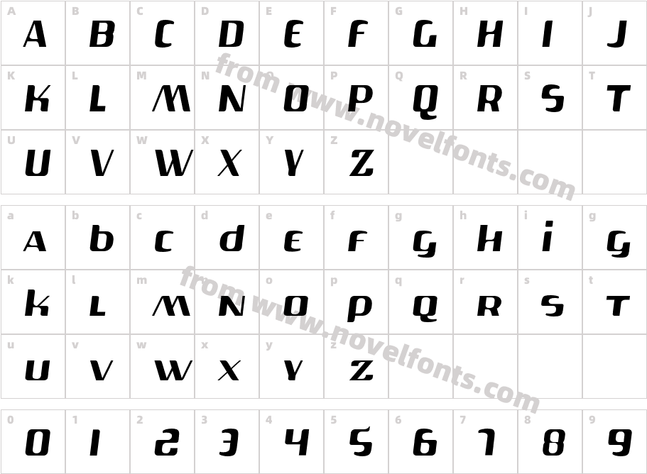 GasLiteCharacter Map