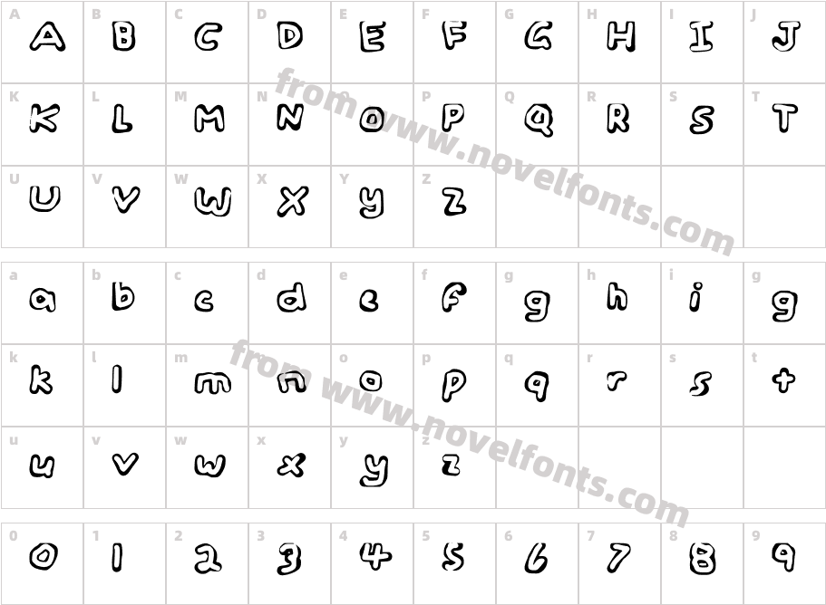 Geelyn_s_Handwriting_HollowCharacter Map