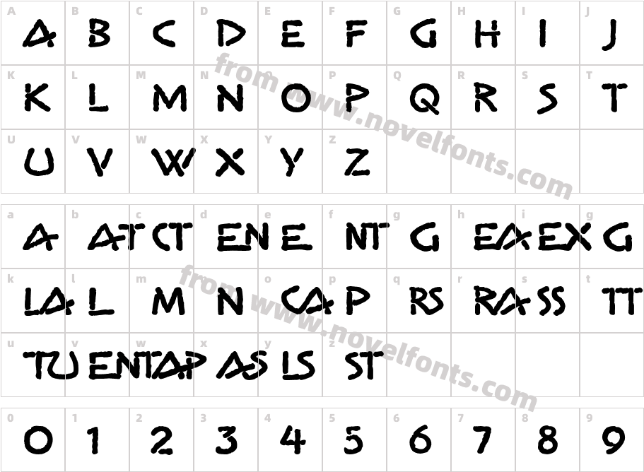 GemaITCCharacter Map