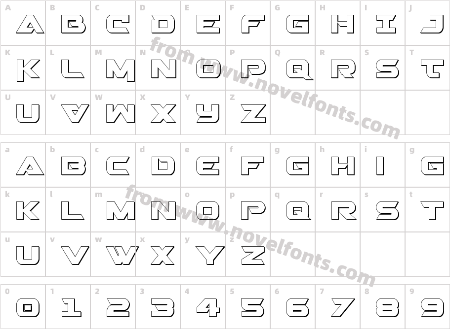 Gemina 2 3DCharacter Map