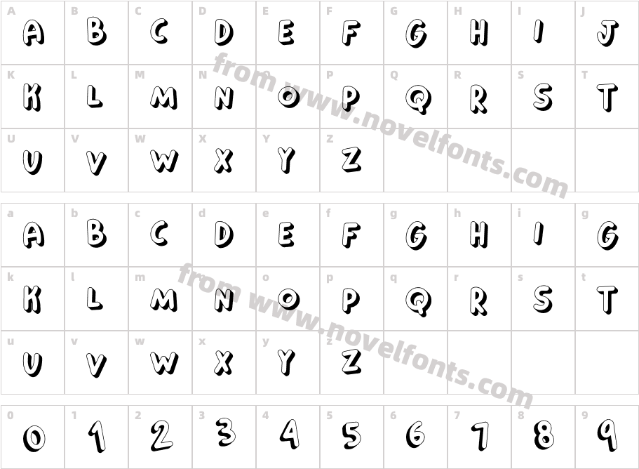 Gemini MoonCharacter Map