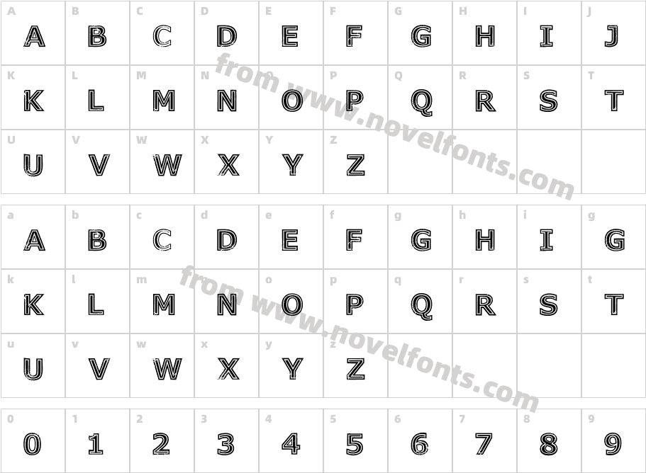 GeneseeSt-BlackCharacter Map