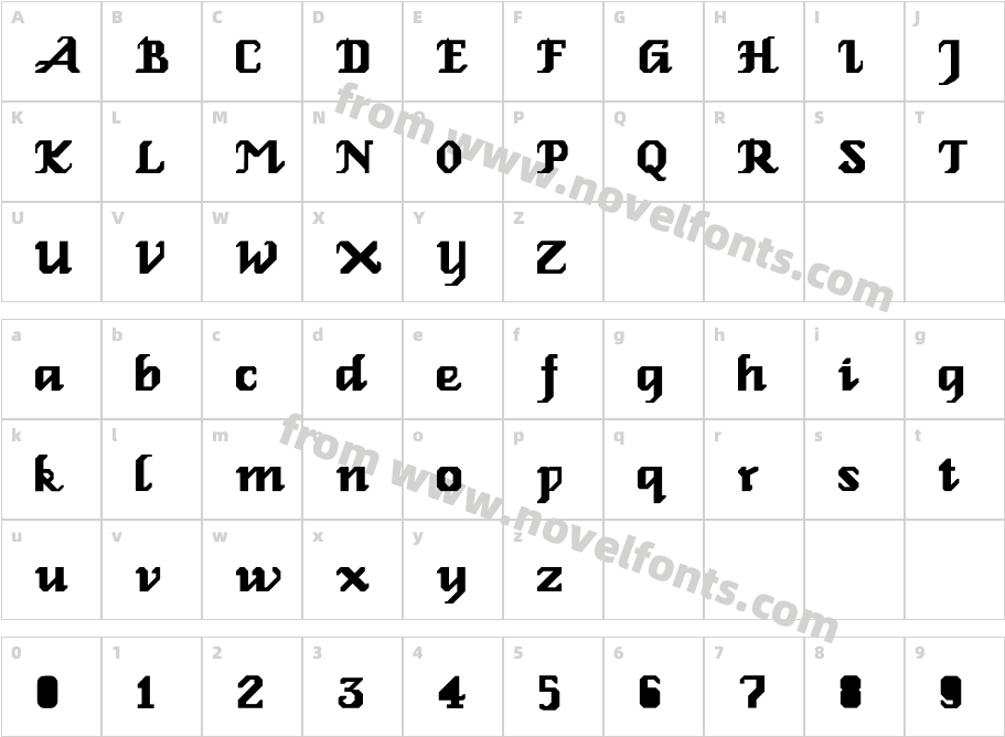 GenoaRomanCharacter Map