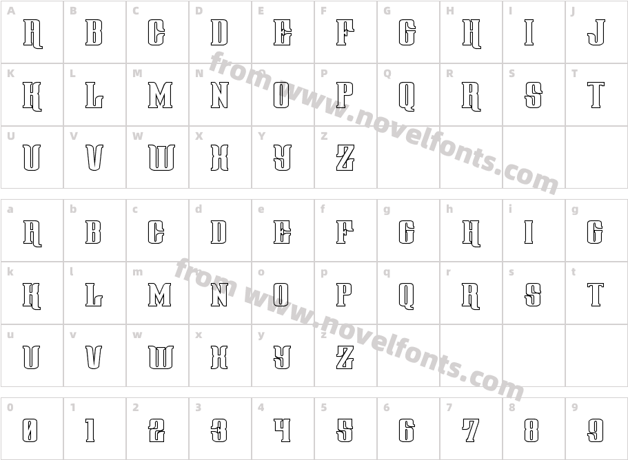 Gentleman Caller OutlineCharacter Map