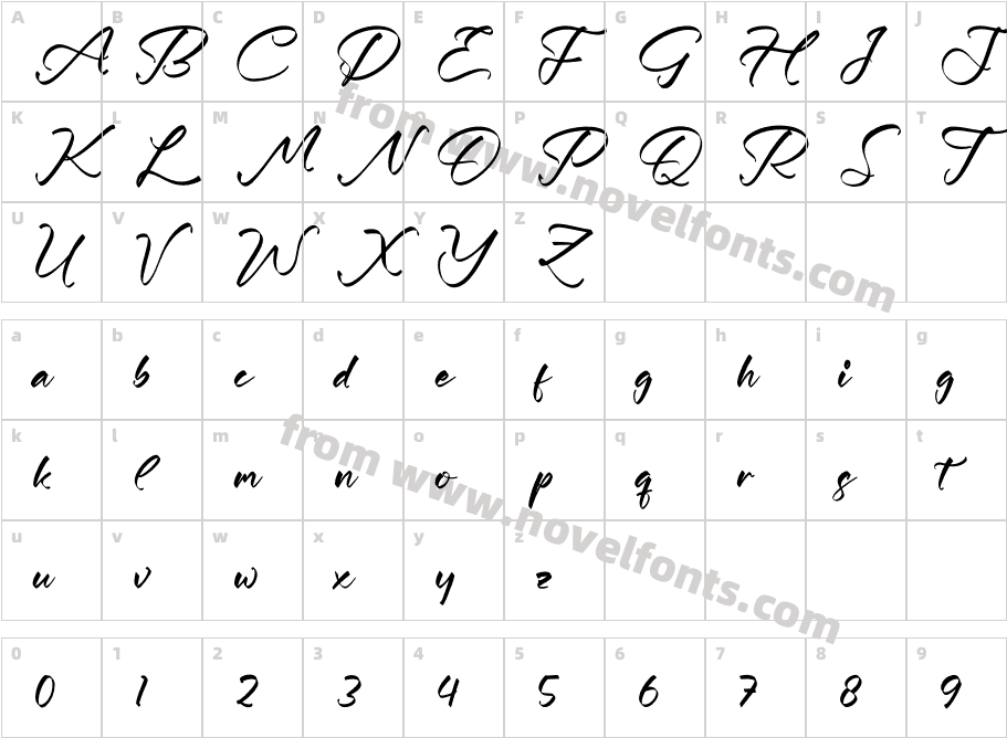 GenyallicCharacter Map