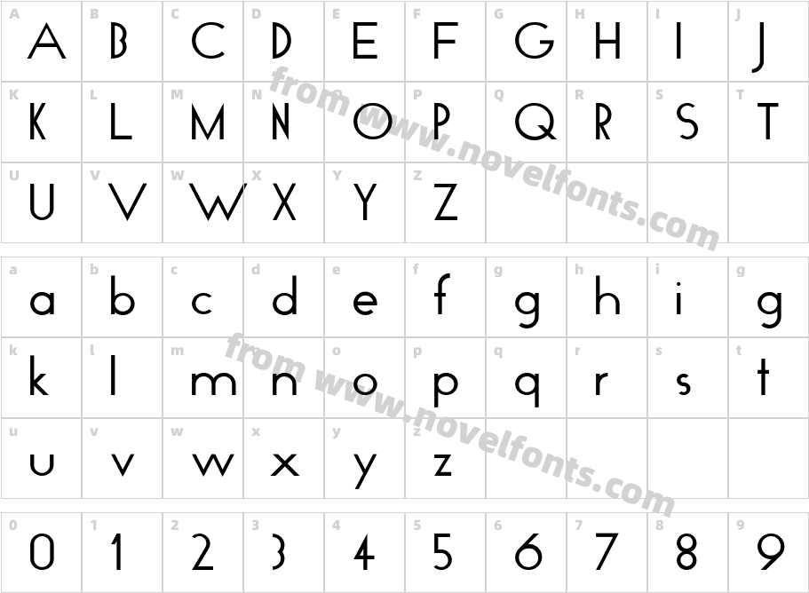 Geo-PlainCharacter Map