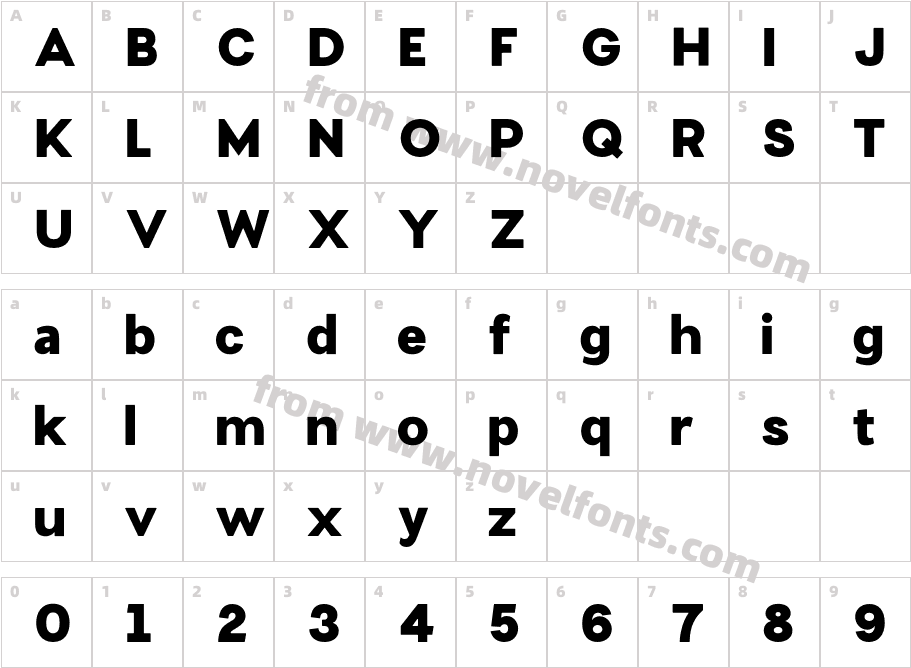 Charlevoix Pro Extra BoldCharacter Map
