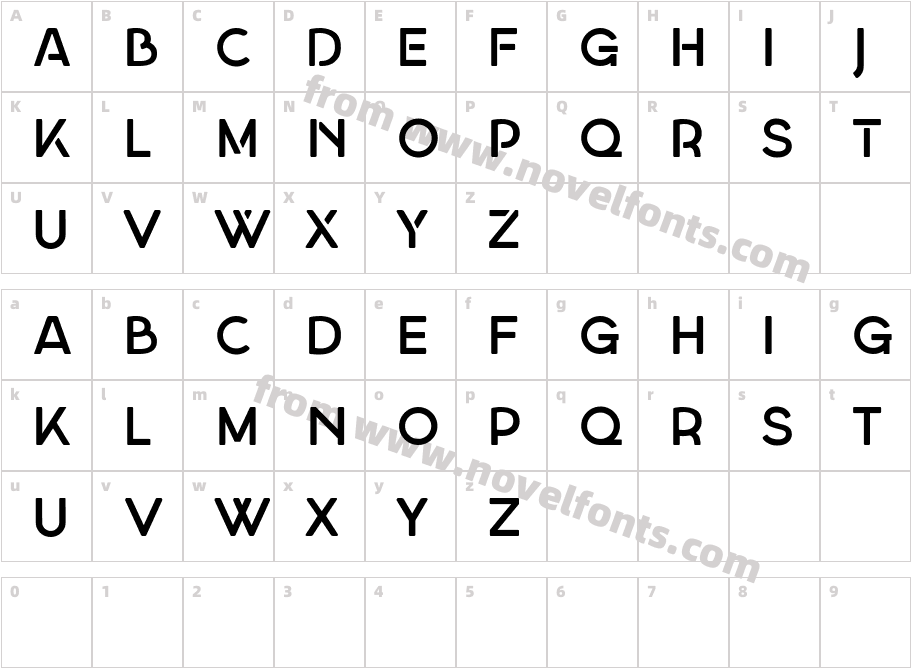 Georgina DemoCharacter Map