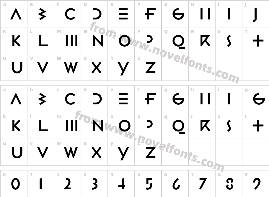 Gestalt-HTF-Linear-MediumCharacter Map