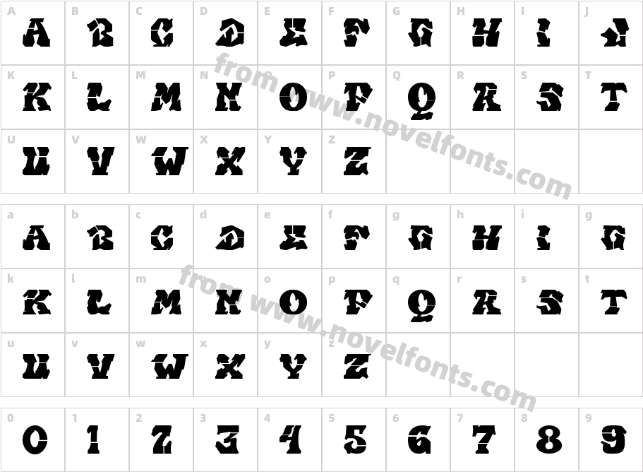 Getrok RegularCharacter Map