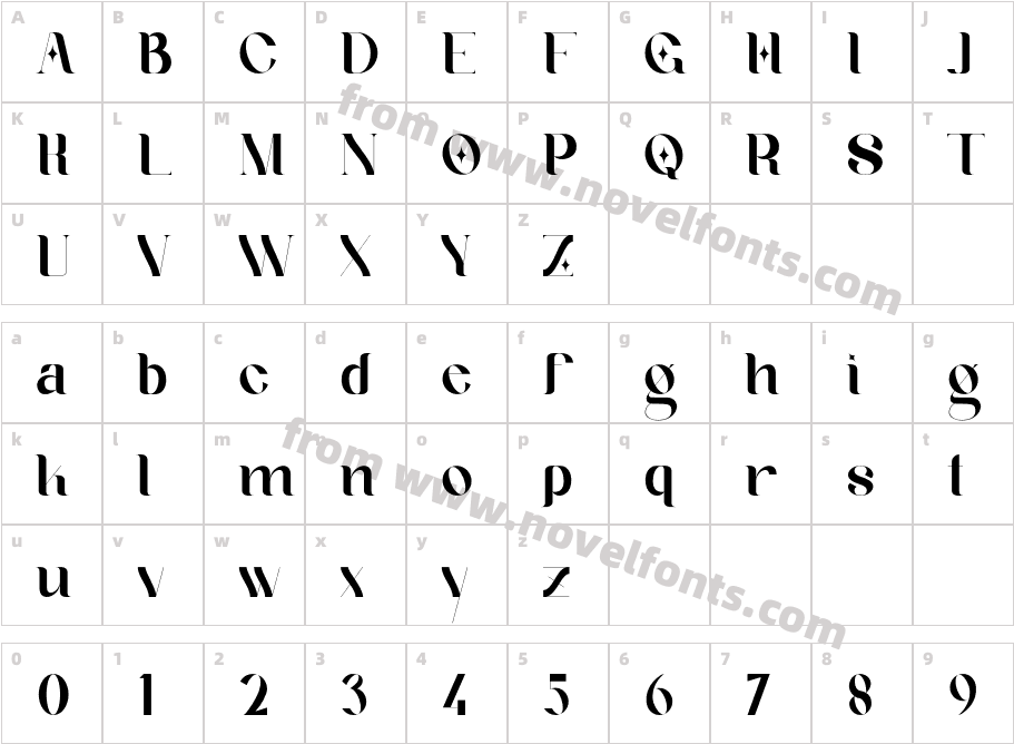 GeysterCharacter Map