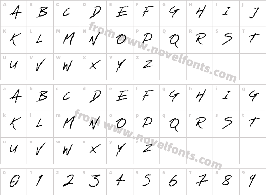 GhastlyCharacter Map