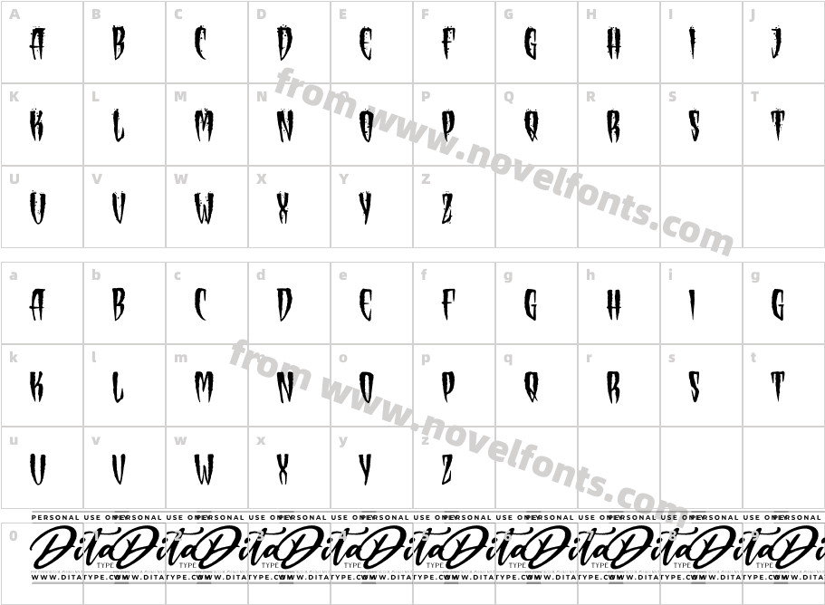 Ghost Terror Personal U seCharacter Map