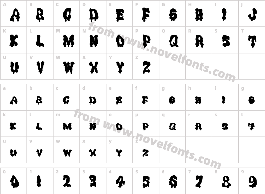 Ghouly SolidCharacter Map