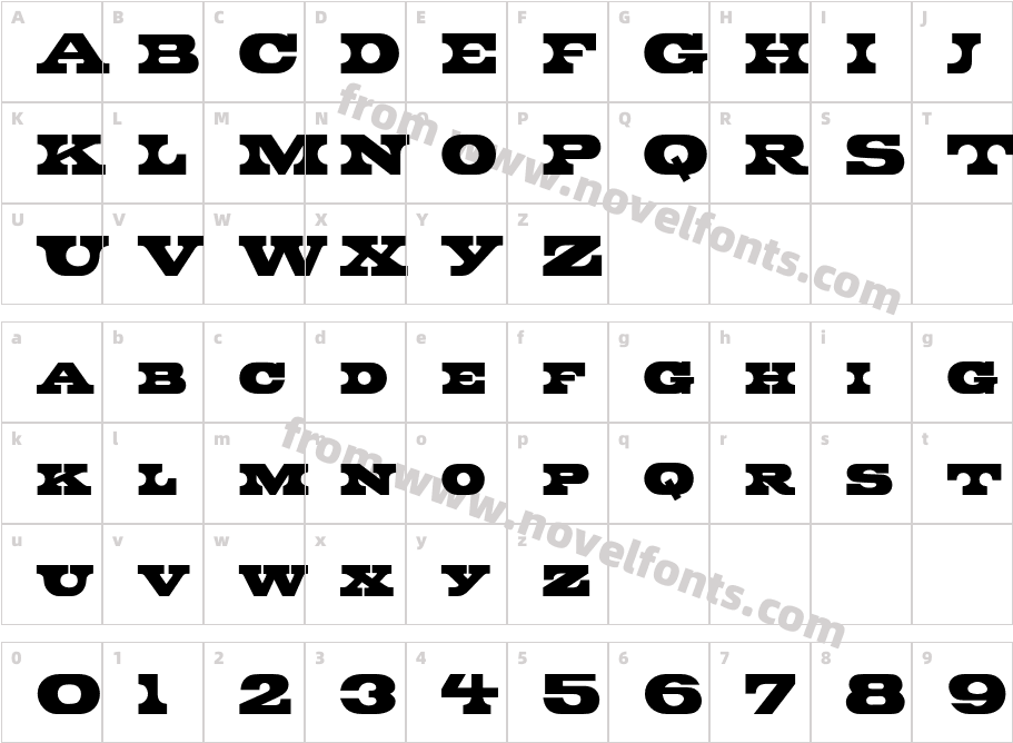 Giorgio-NormalCharacter Map