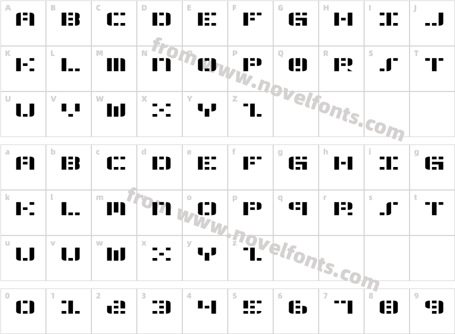 Aldo's MoonCharacter Map