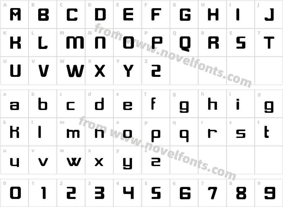 GlixCharacter Map