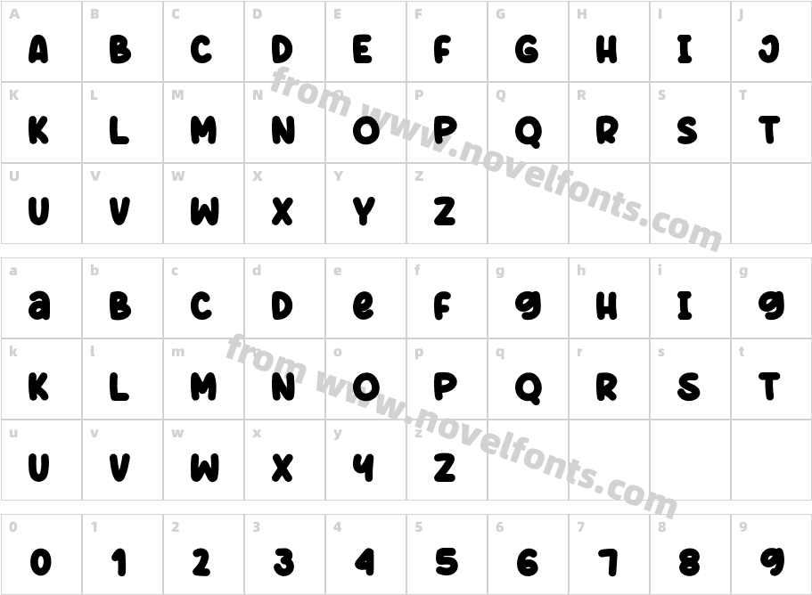 GlowingBubbleCharacter Map