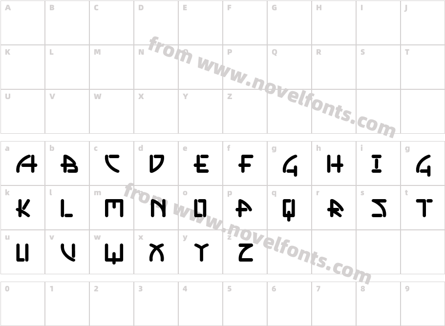 Alecto DemoCharacter Map