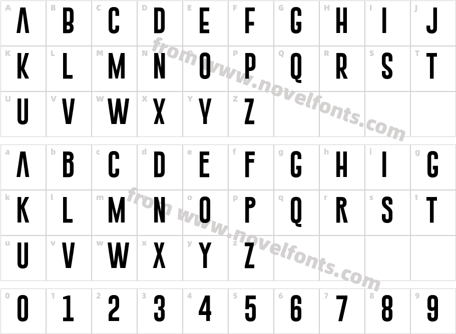 Gobold Extra1Character Map