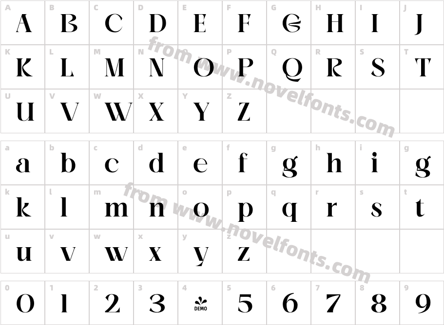 FSP DEMO Be Okay Display Semibold RegularCharacter Map