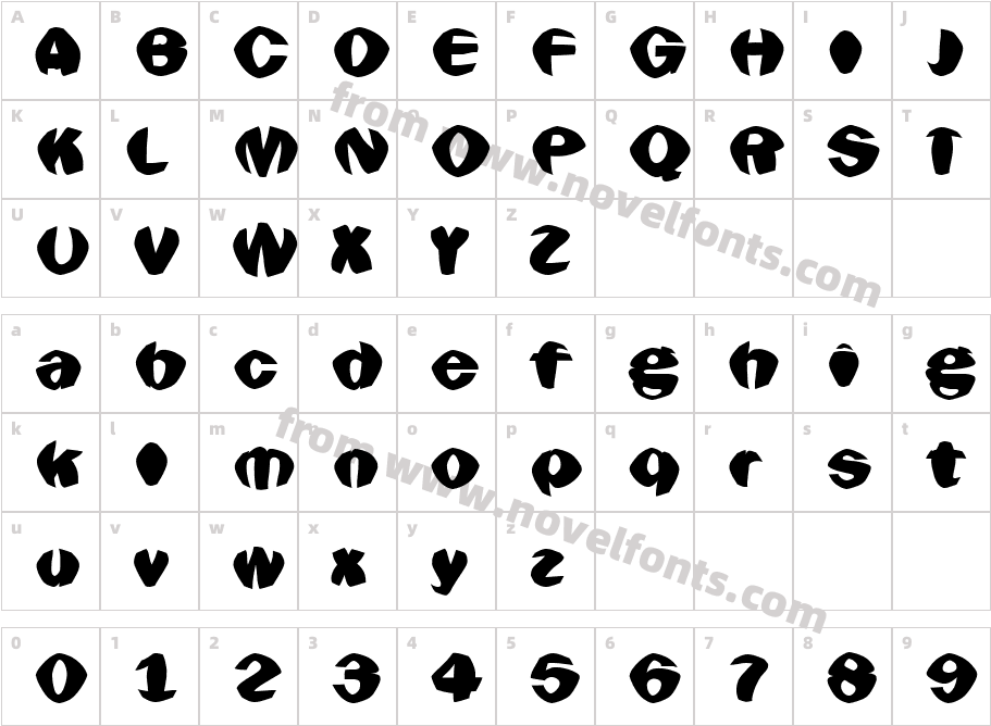 GoldfishCharacter Map