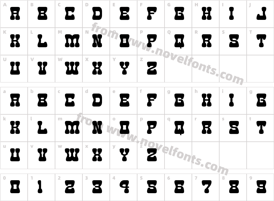 Goma Western 2Character Map